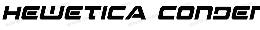 Hewetica Condensed字体转换